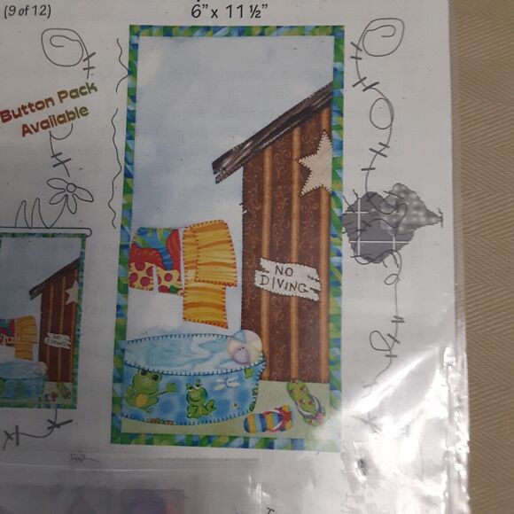 Patch Abilities quilt pattern Summer Splash Pool Party #MM21 sewing instructions - Picture 3 of 3